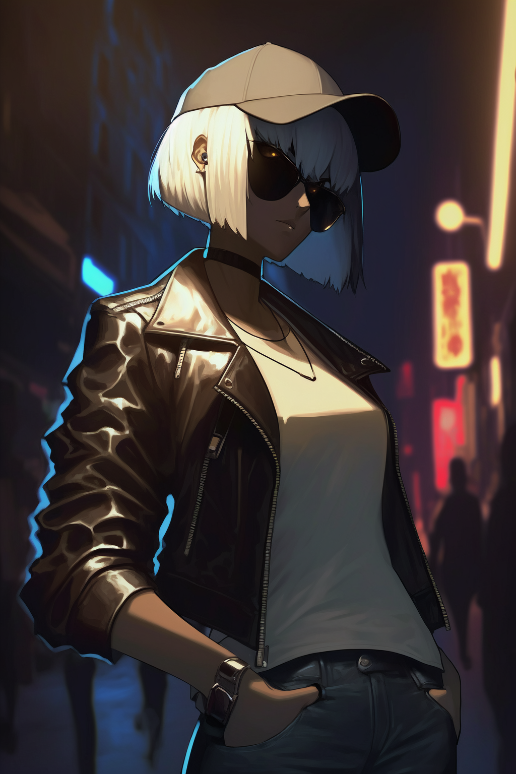 Leather Jacket Girl v2