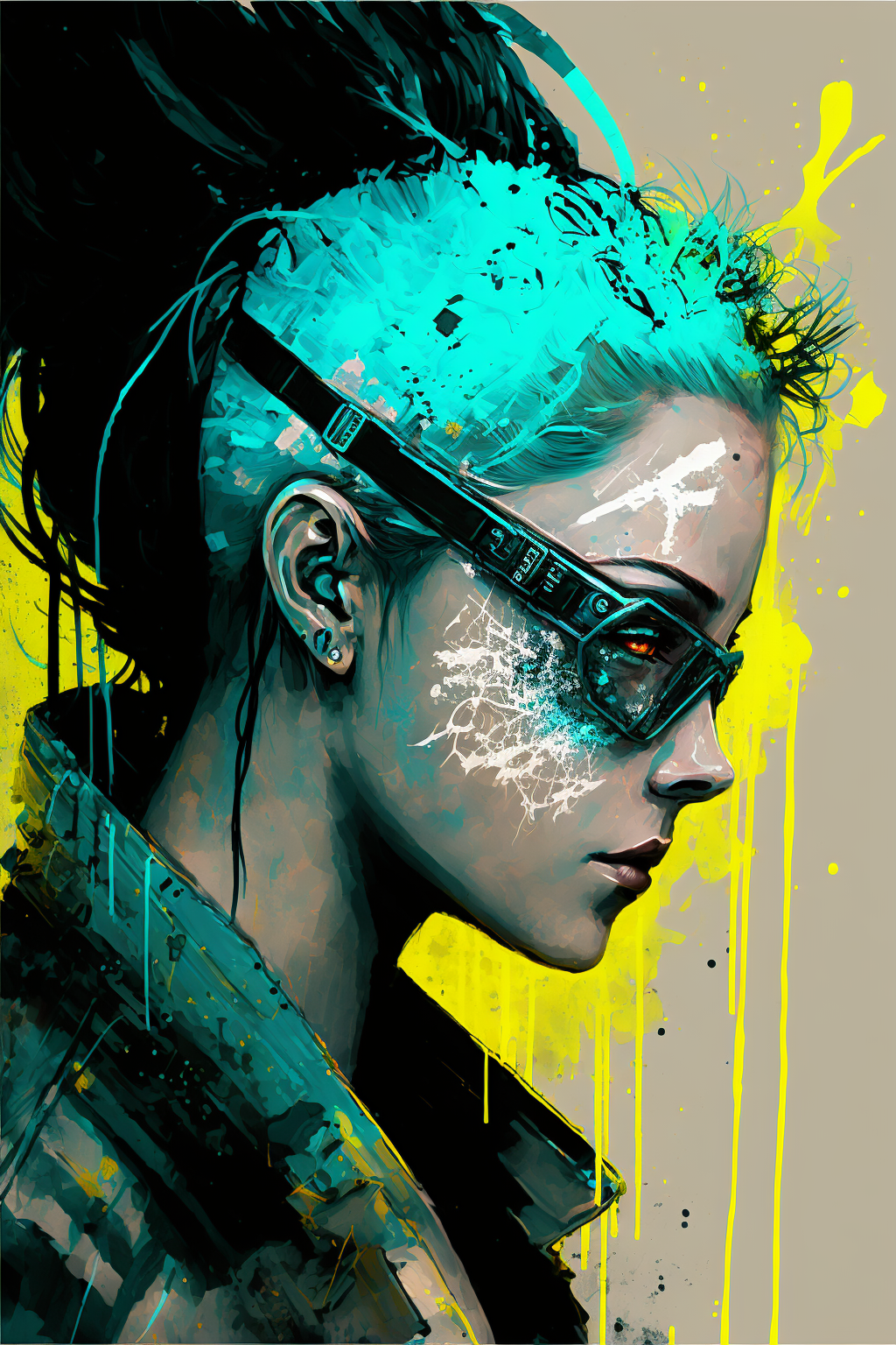 cyberpunk woman v2